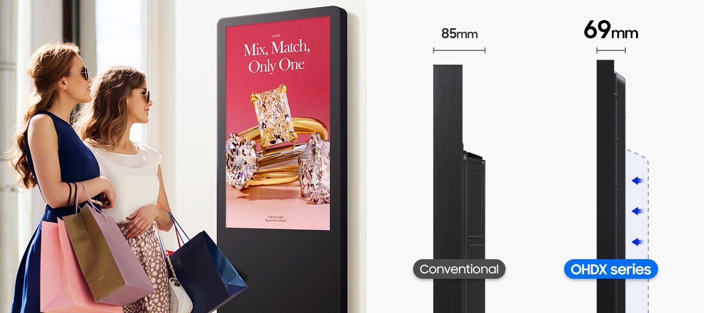 Samsung 55″ Outdoor Signage OHDX: Dış Mekanlarda Üstün Görünürlük